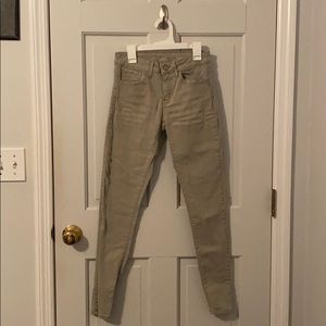 SO Khaki Color Twill Jeggings (JUNIORS’)